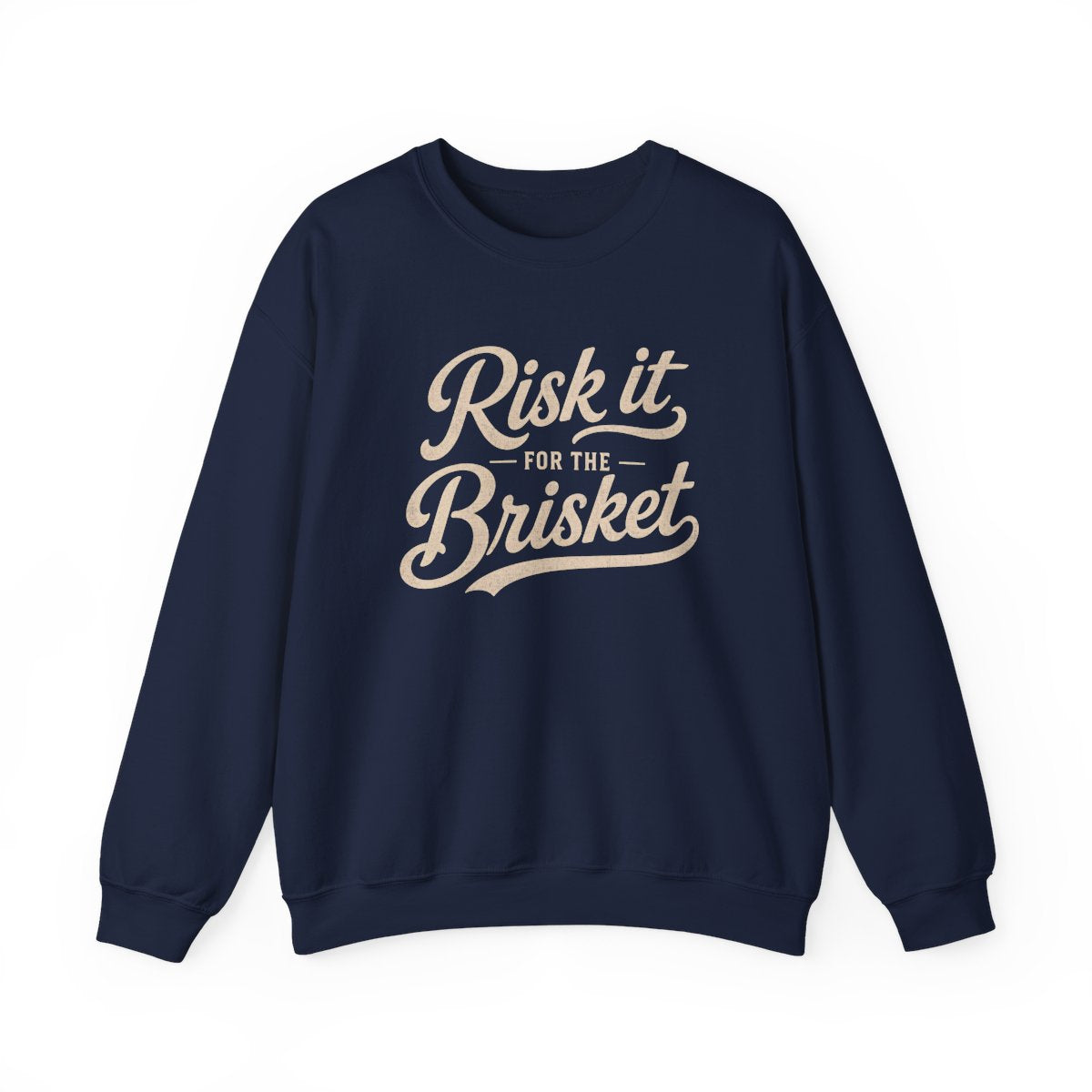forest green sweatshirt with pitmaster barbecue printed design