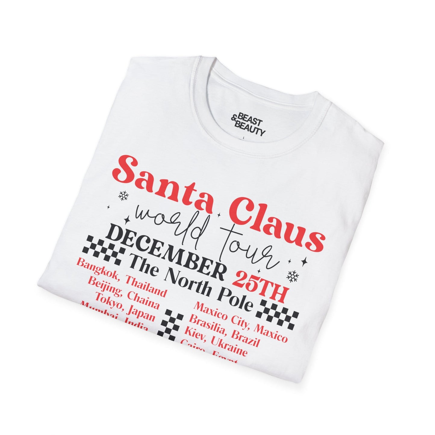 santa claus world tour christmas t-shirt t-shirt Christmas gift idea image 5