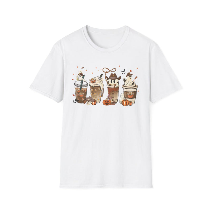Spooky Halloween Coffee Drinks Graphic T-Shirt