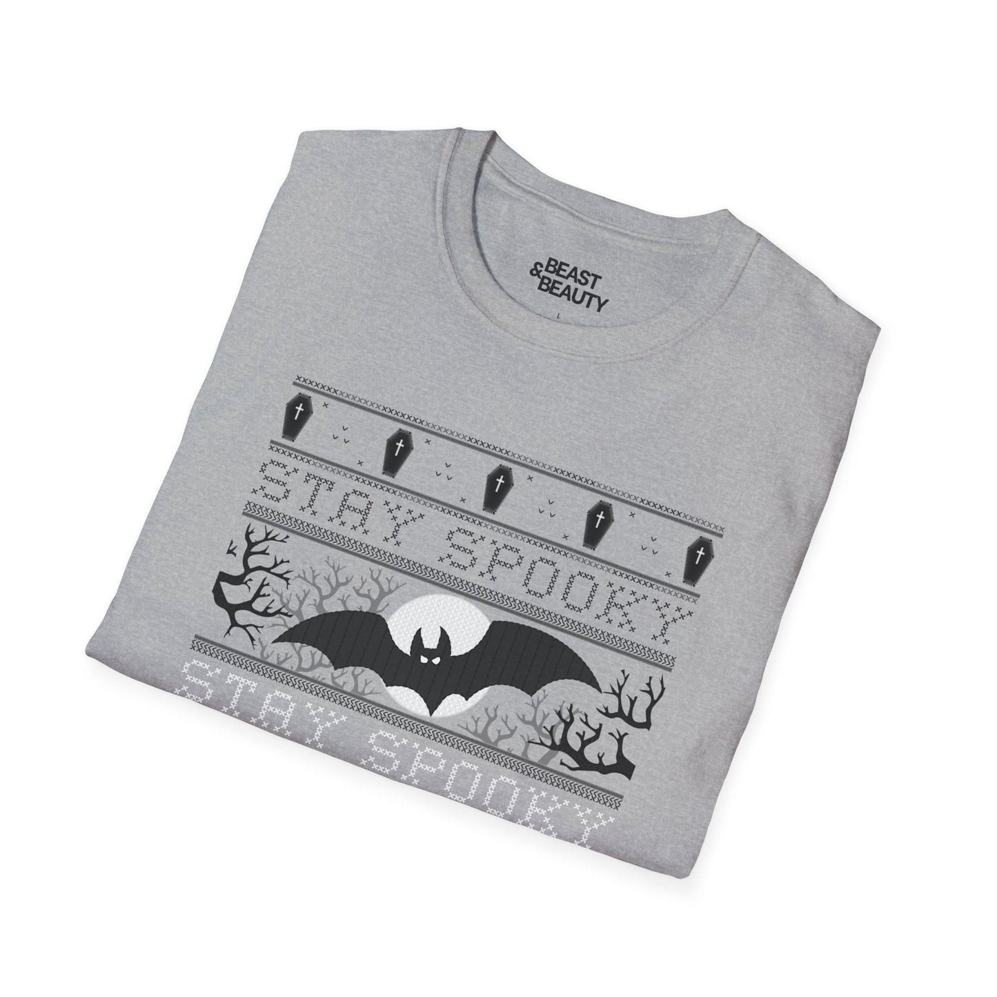 stay spooky bat halloween graphic t-shirt t-shirt fourth colour product image