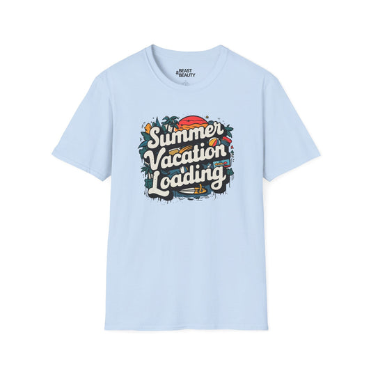 summer holiday loading t-shirt summer vacation loading t-shirt cat lover gift idea image 2