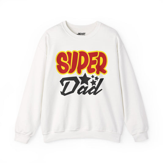 super dad sweatshirt white sweatshirt Father's Day gift idea