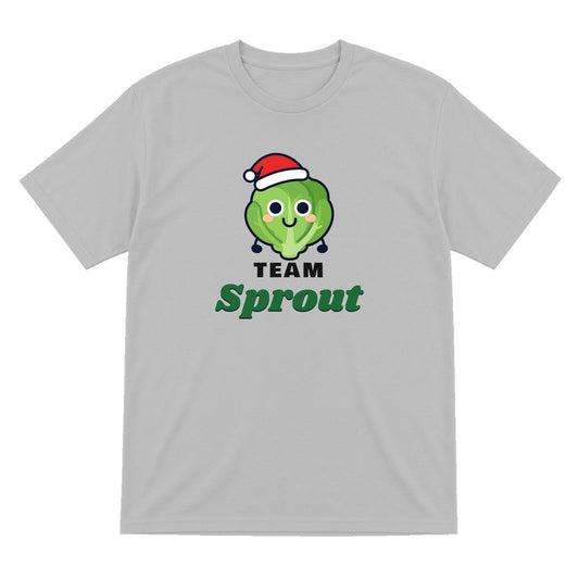 Team Sprout Christmas Jumper & T-Shirt T-Shirt in Sport Grey