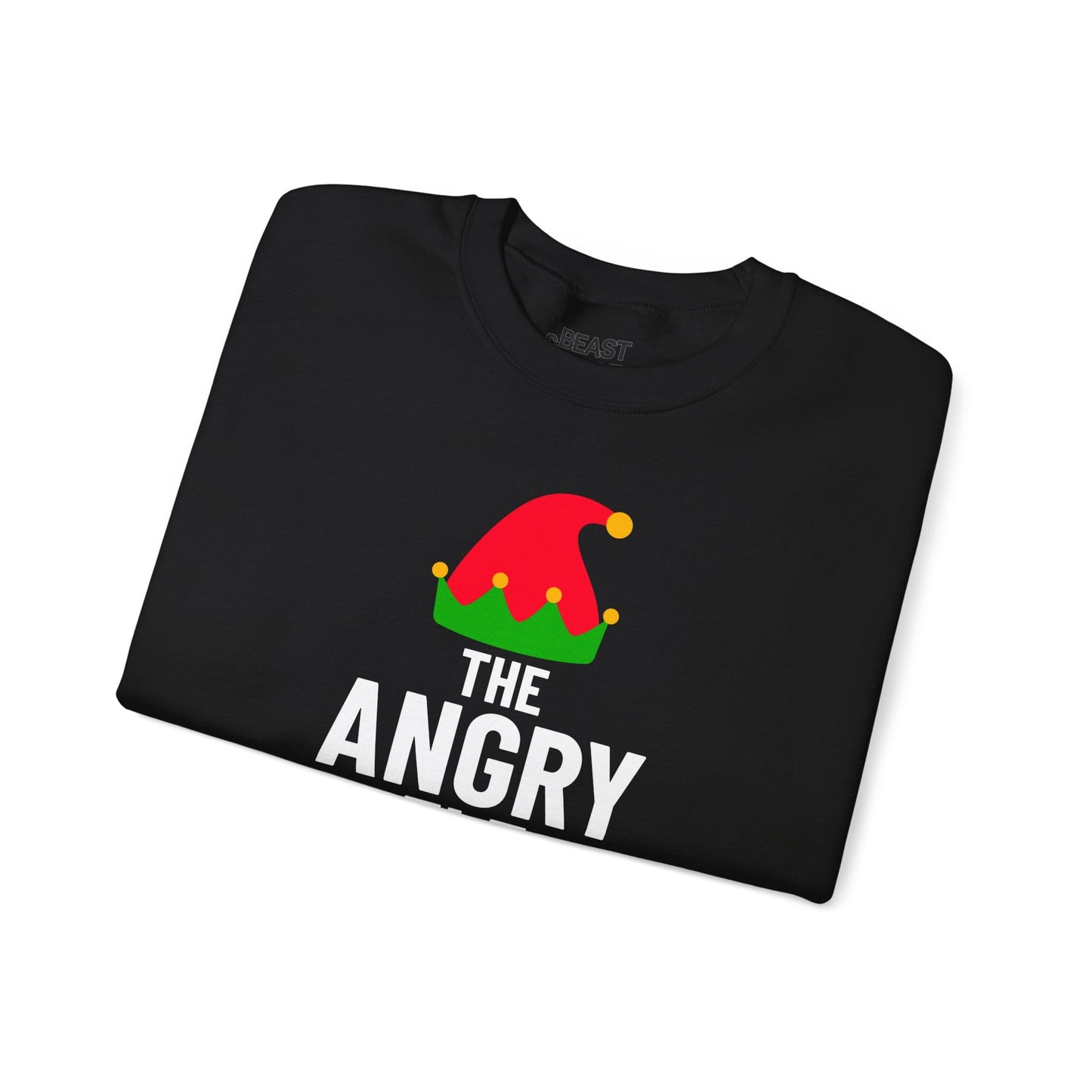 the angry elf christmas sweatshirt sweatshirt Christmas gift idea image 5