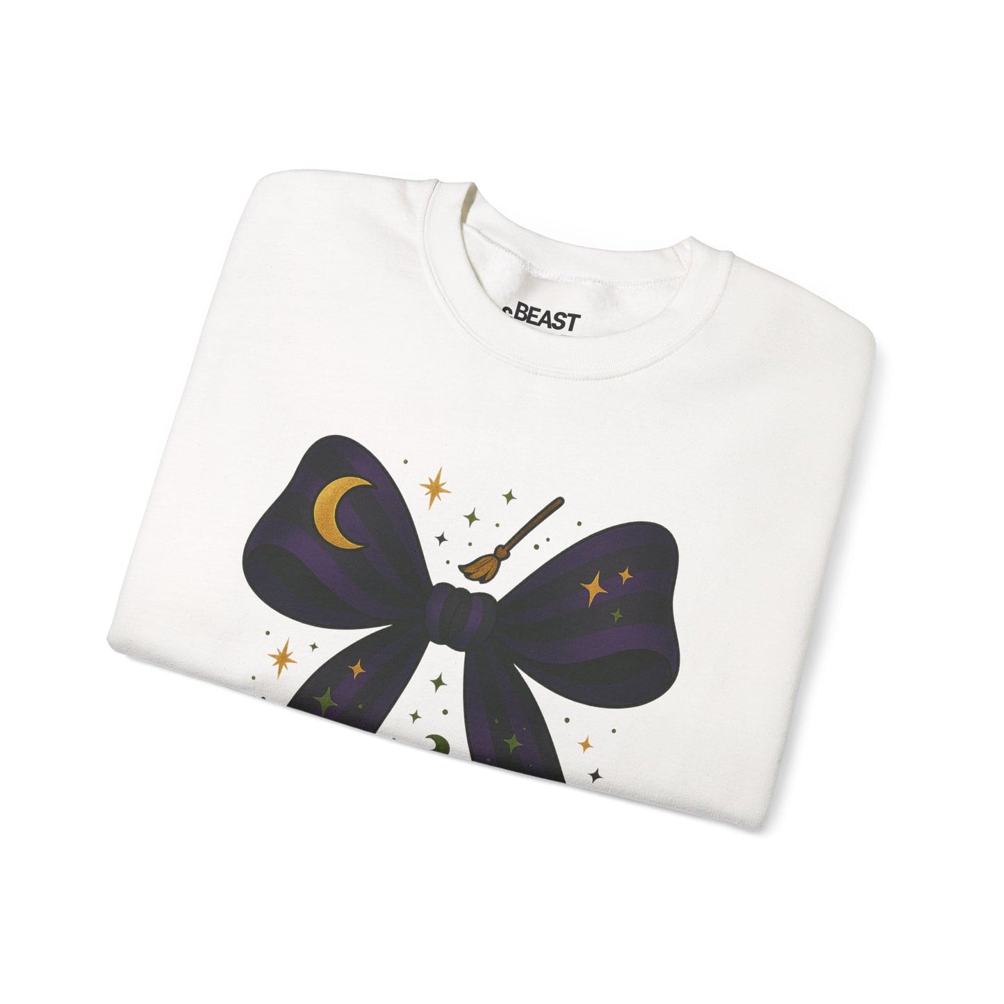 witchy bow halloween sweatshirt sweatshirt Halloween gift idea image 5