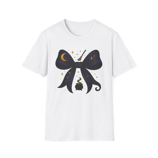 Witchy Bow T-Shirt - funny t-shirt by Cheeky Business