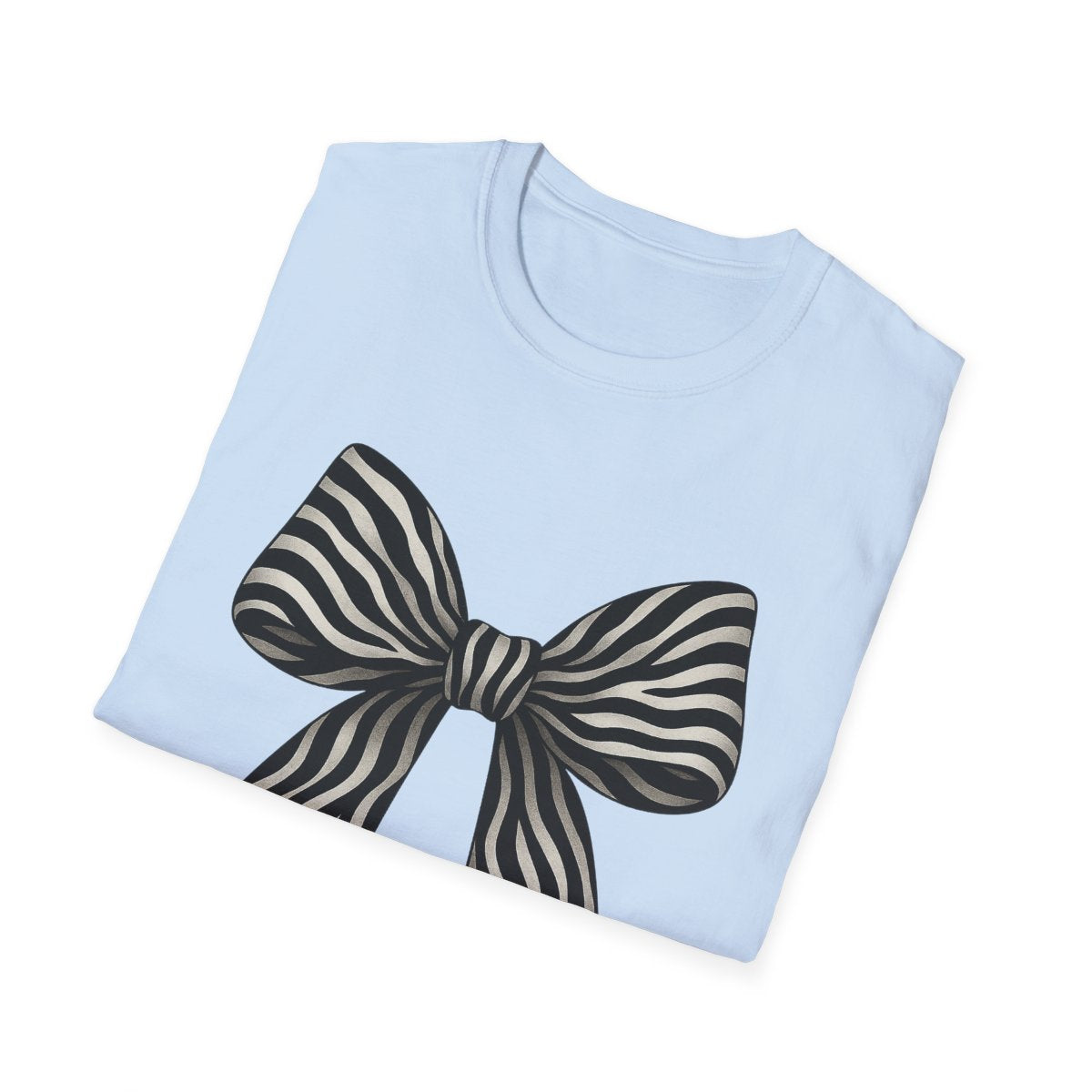 Zebra Bow T-Shirt - funny t-shirt by Cheeky Business