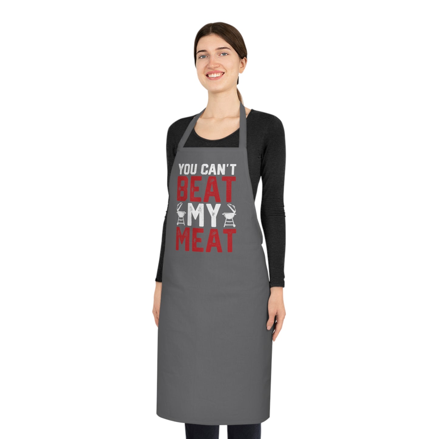 you can't beat my meat bbq apron clothing fifth colour product image