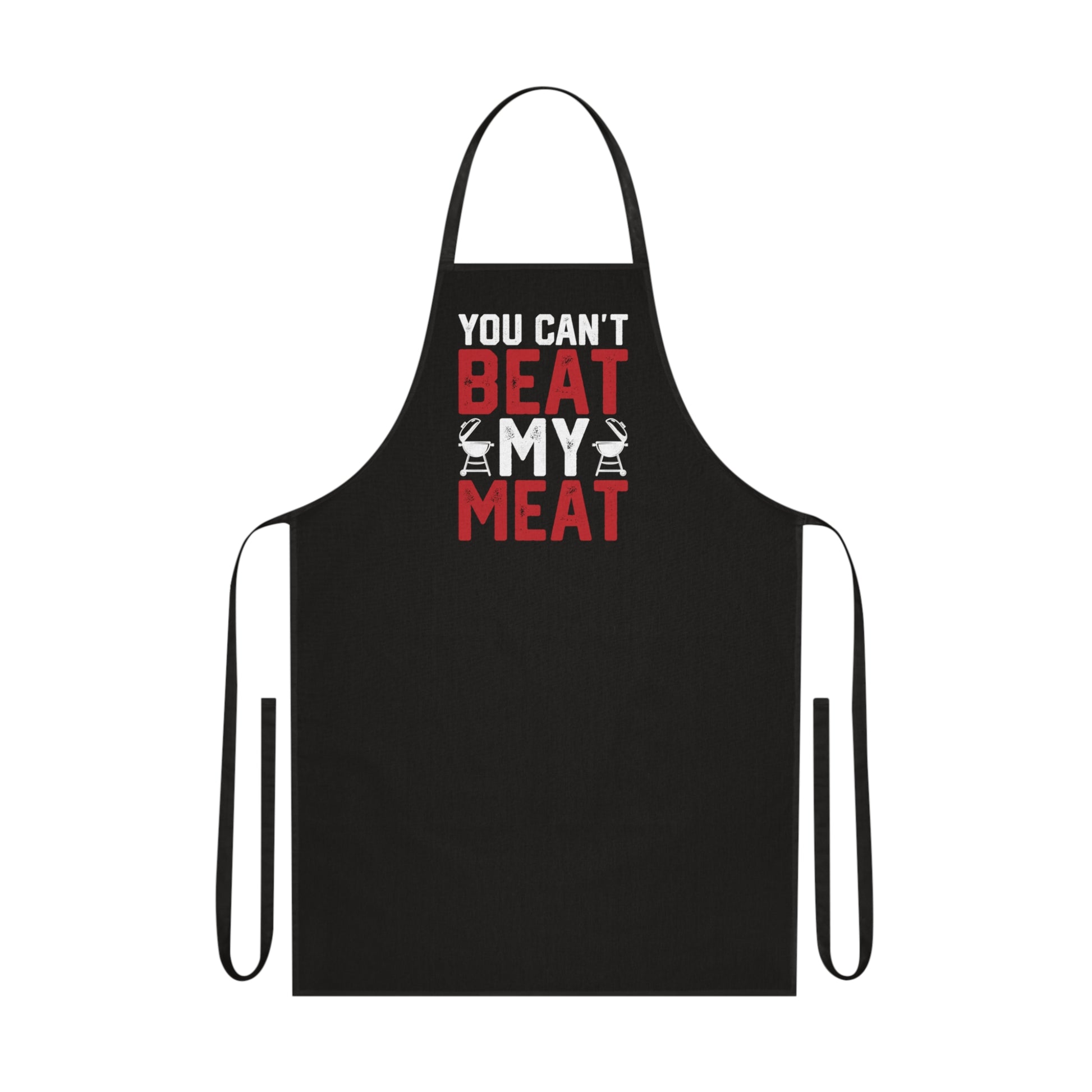you can't beat my meat bbq apron clothing front product image