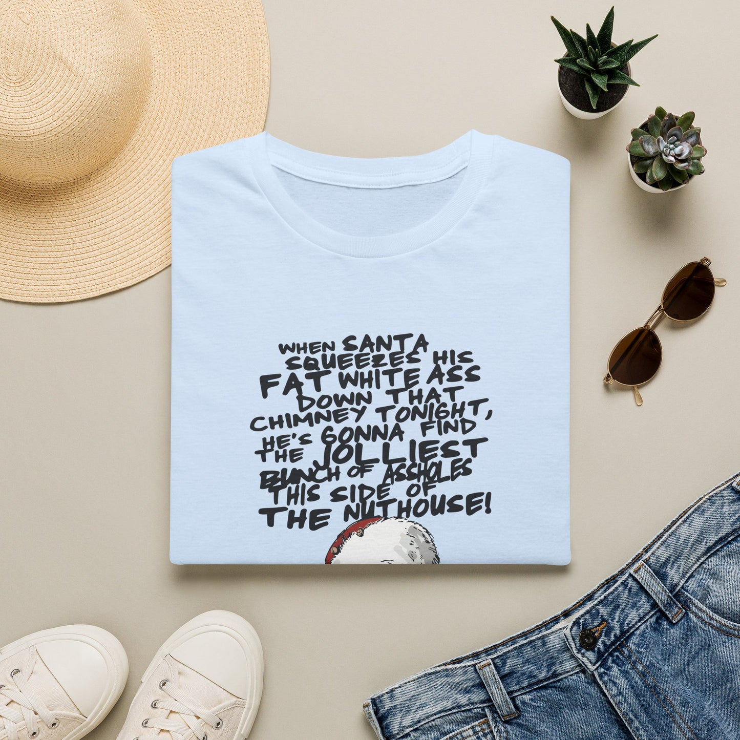 irish green t-shirt with National Lampoon Christmas Vacation Griswold design