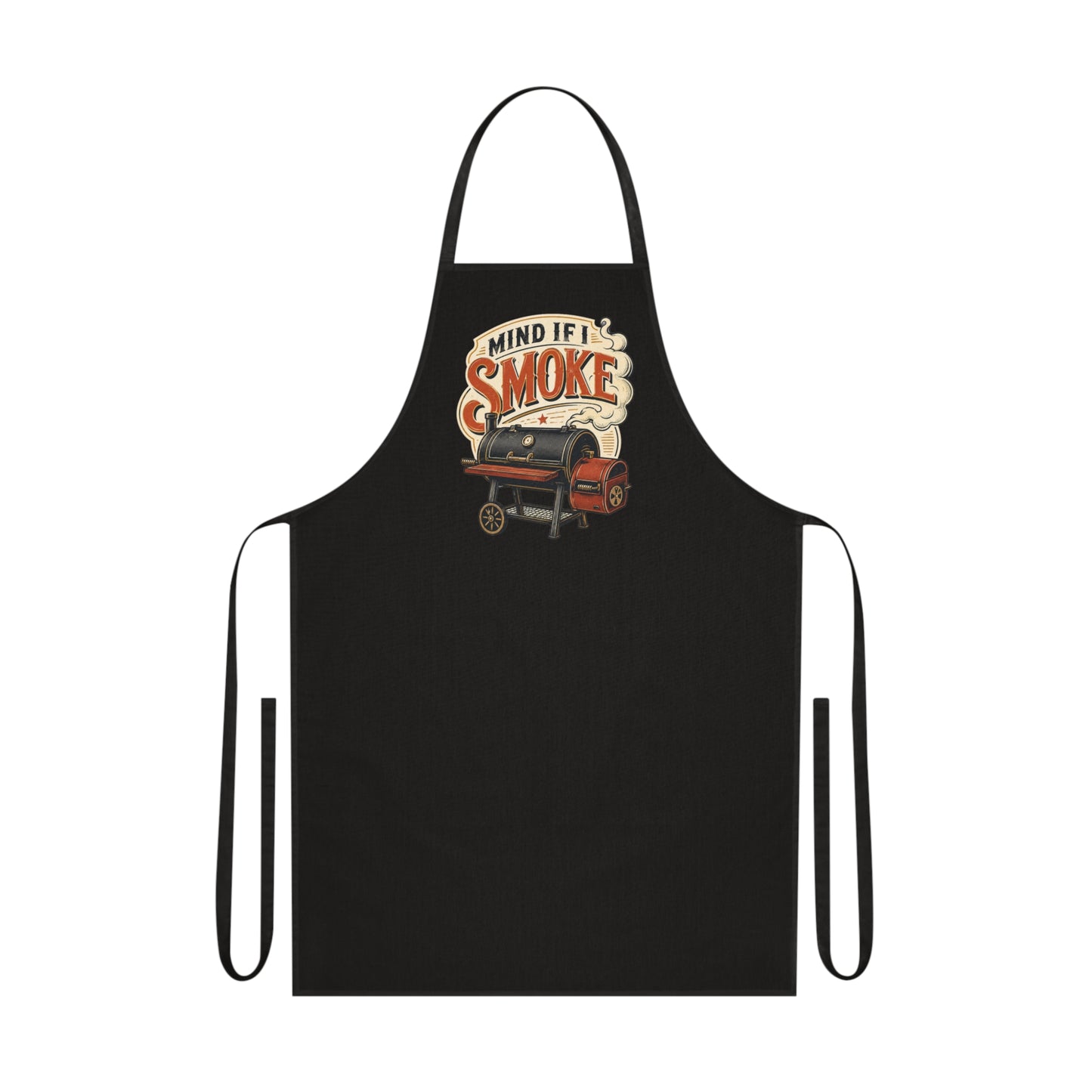 mind if i smoke bbq apron clothing second colour product image
