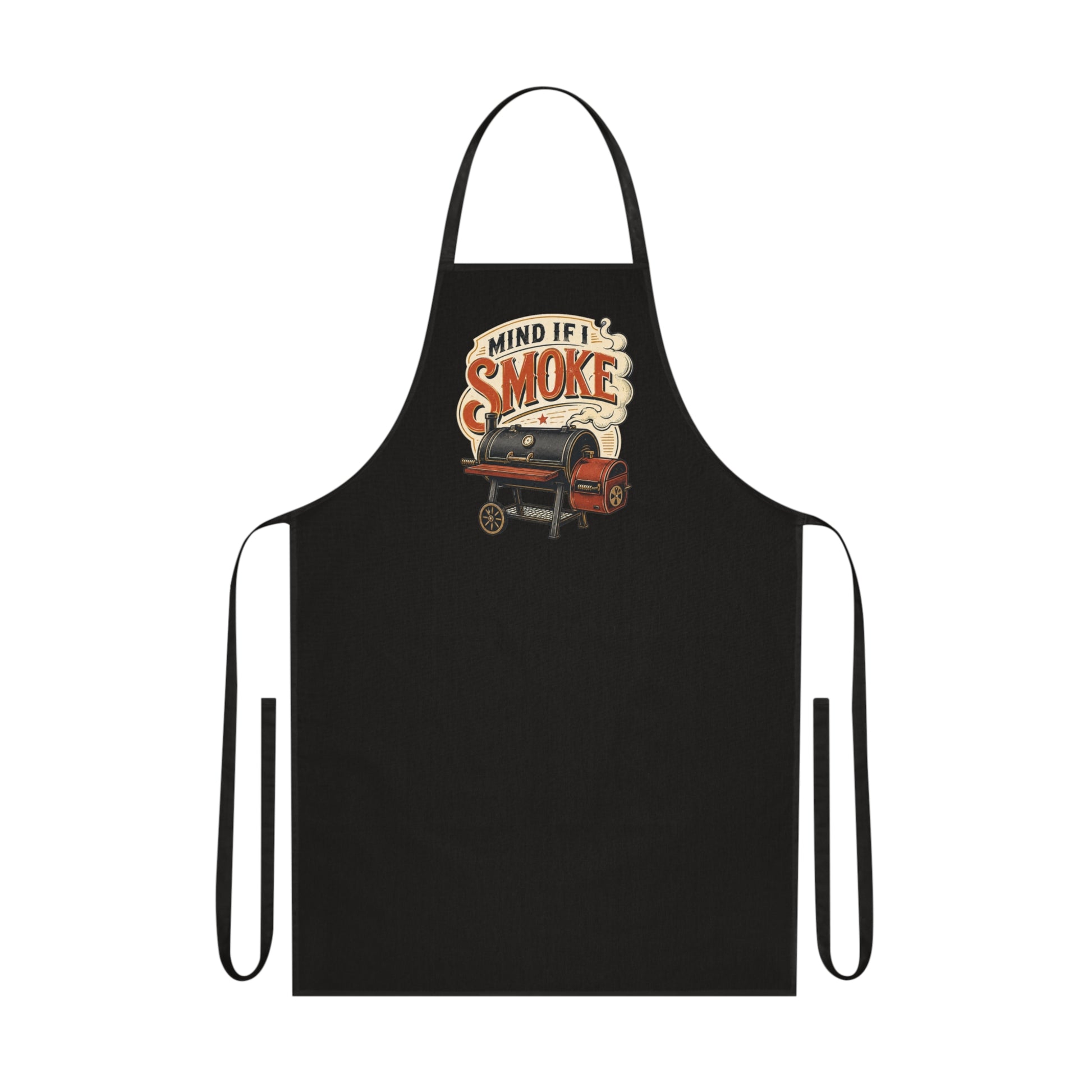 mind if i smoke bbq apron clothing second colour product image