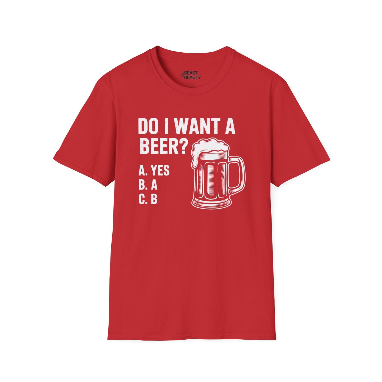 Do I Want a Beer Dad T-Shirt t-shirt product image 2 from Beast and Beauty