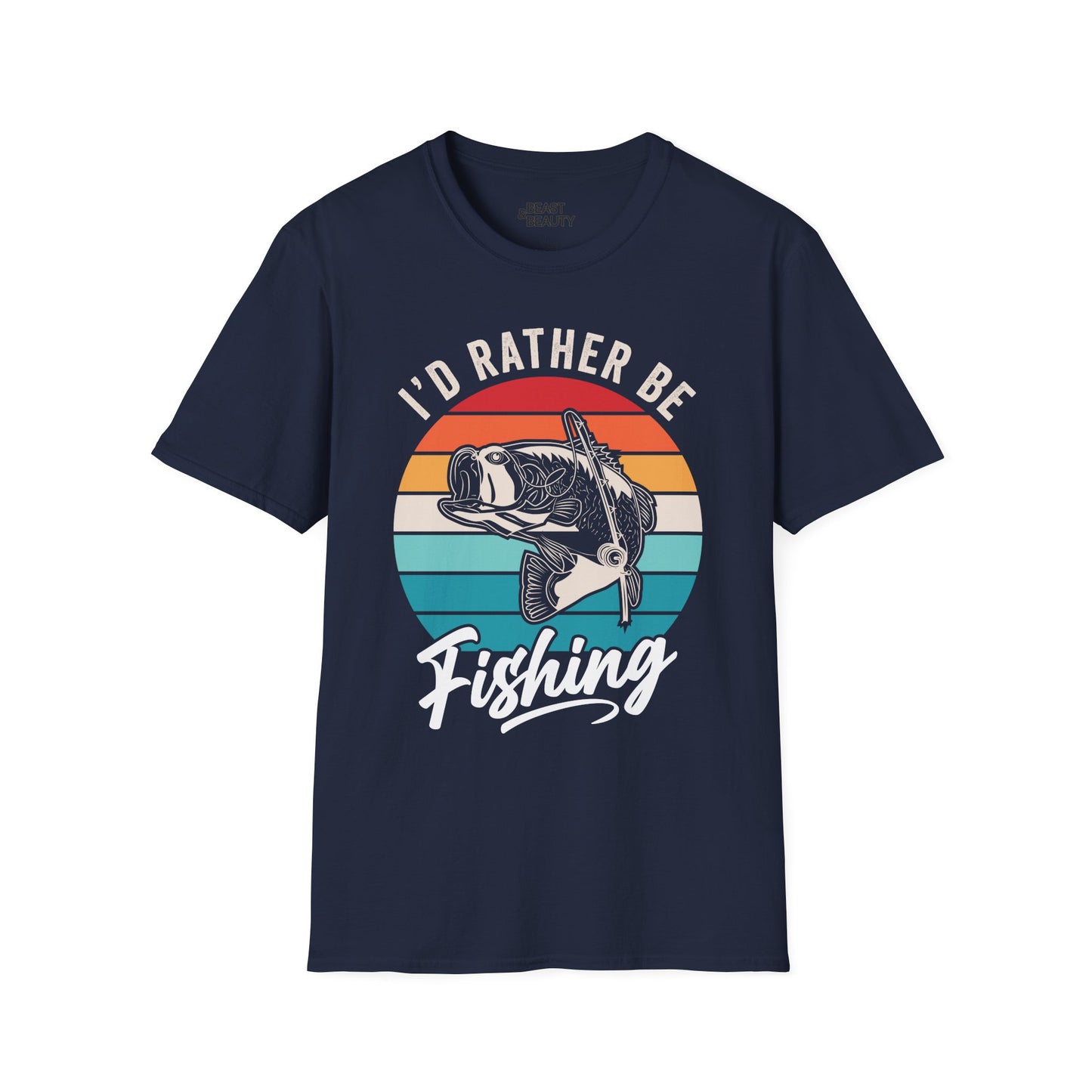 i'd rather be fishing t-shirt t-shirt alternate colour product image