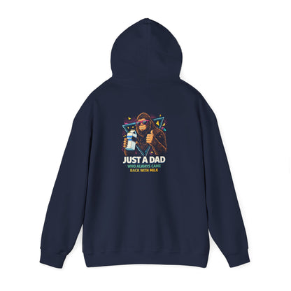 Just a Dad Who Always Came Back With Milk Hoodie t-shirt product image 3 from Beast and Beauty