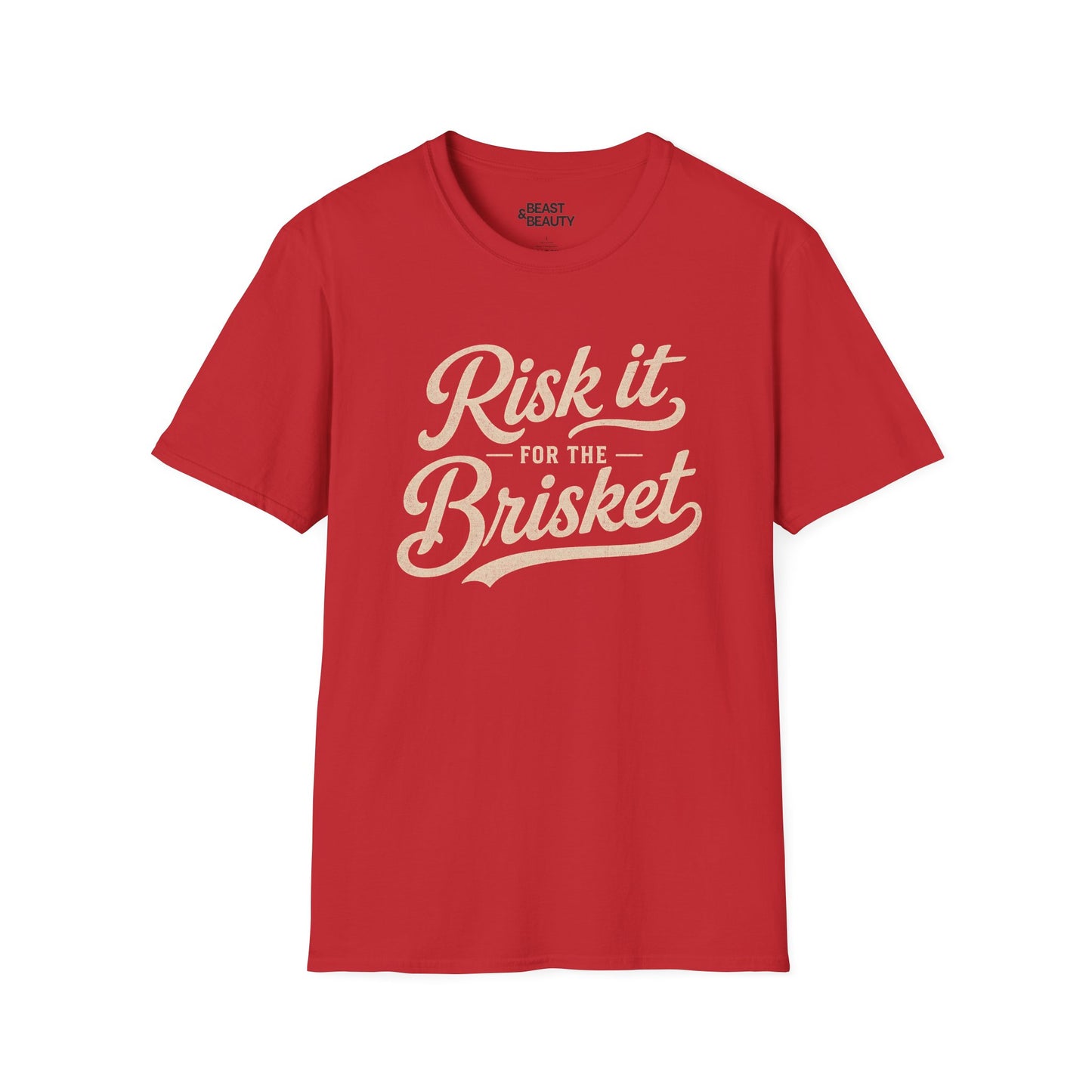 risk it for the brisket bbq t-shirt t-shirt fourth colour product image