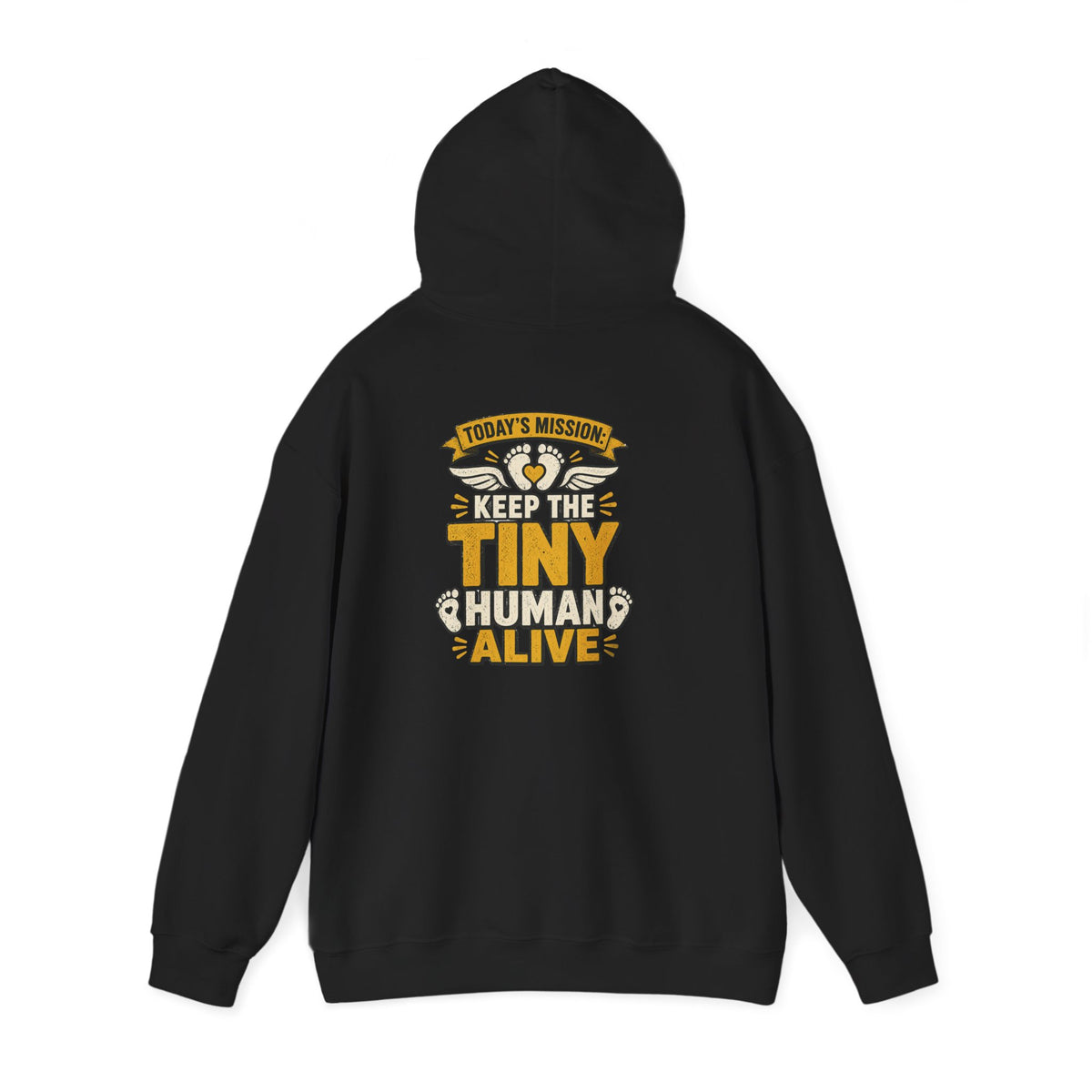 today's mission keep the tiny human alive hoodie hoodie third colour product image