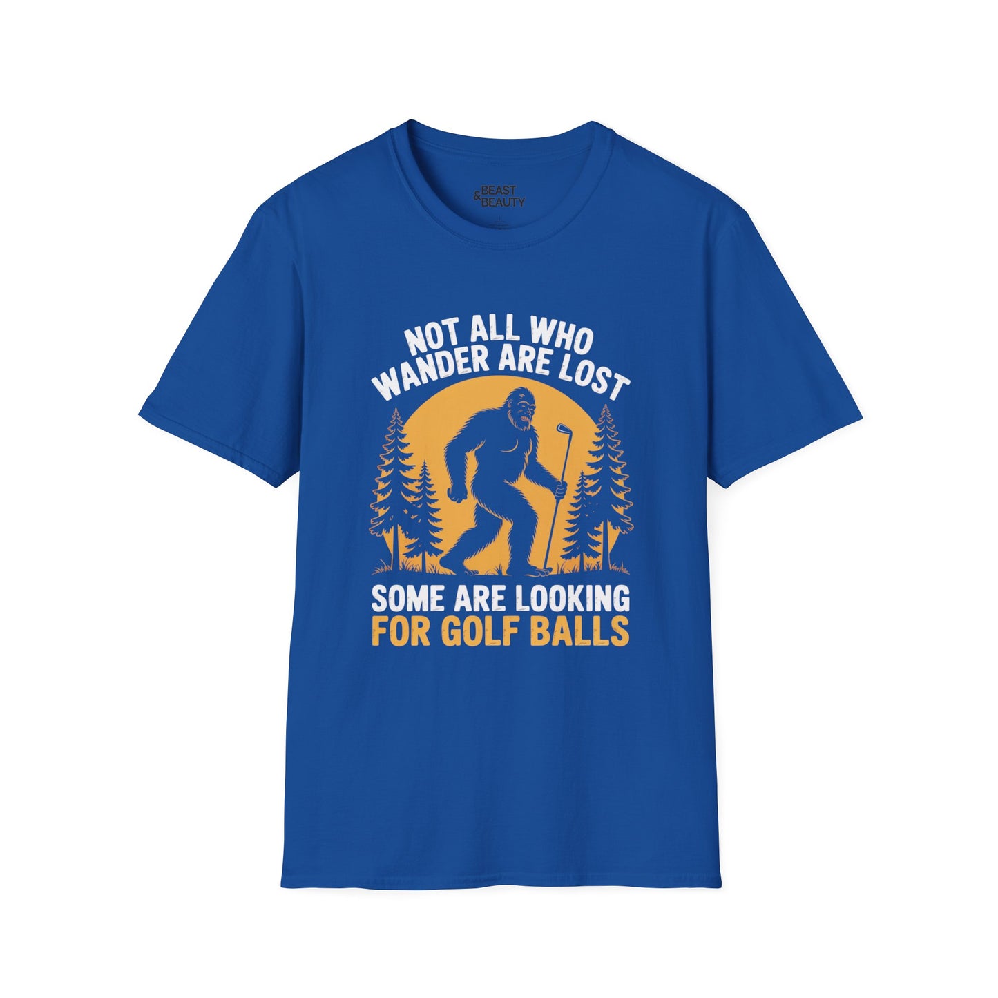 not all who wander are lost golf dad t-shirt t-shirt alternate colour product image