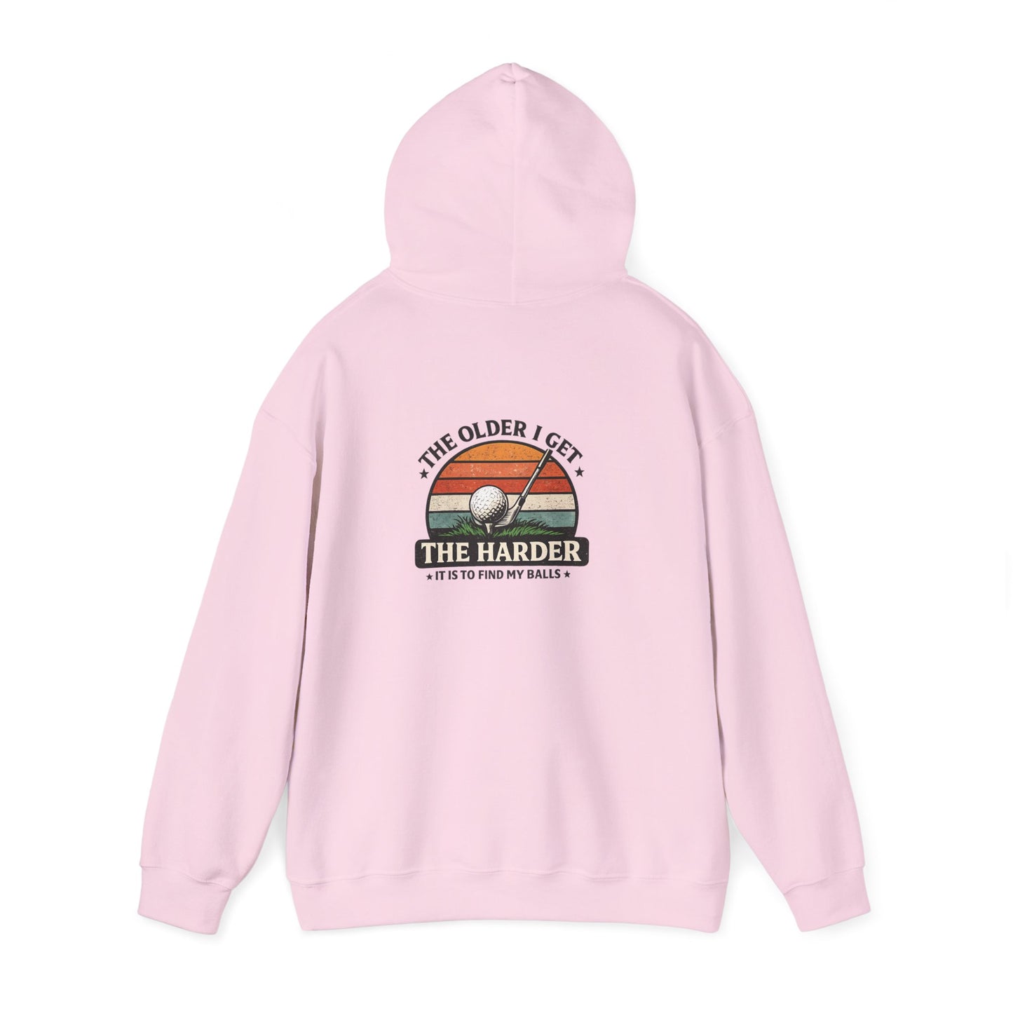 the older i get the harder it is to find my balls golf hoodie hoodie fourth colour product image