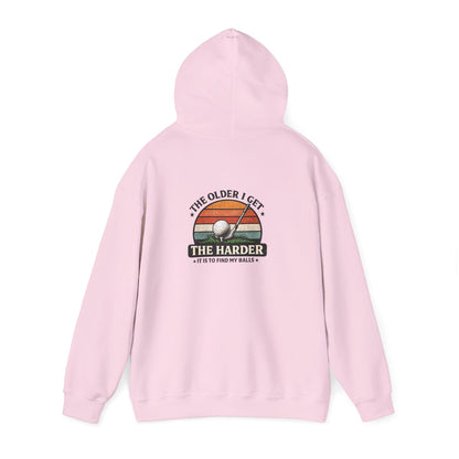 the older i get the harder it is to find my balls golf hoodie hoodie fourth colour product image