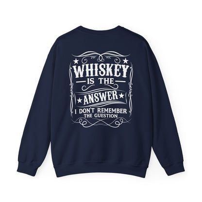 whiskey is the answer sweatshirt sweatshirt fourth colour product image