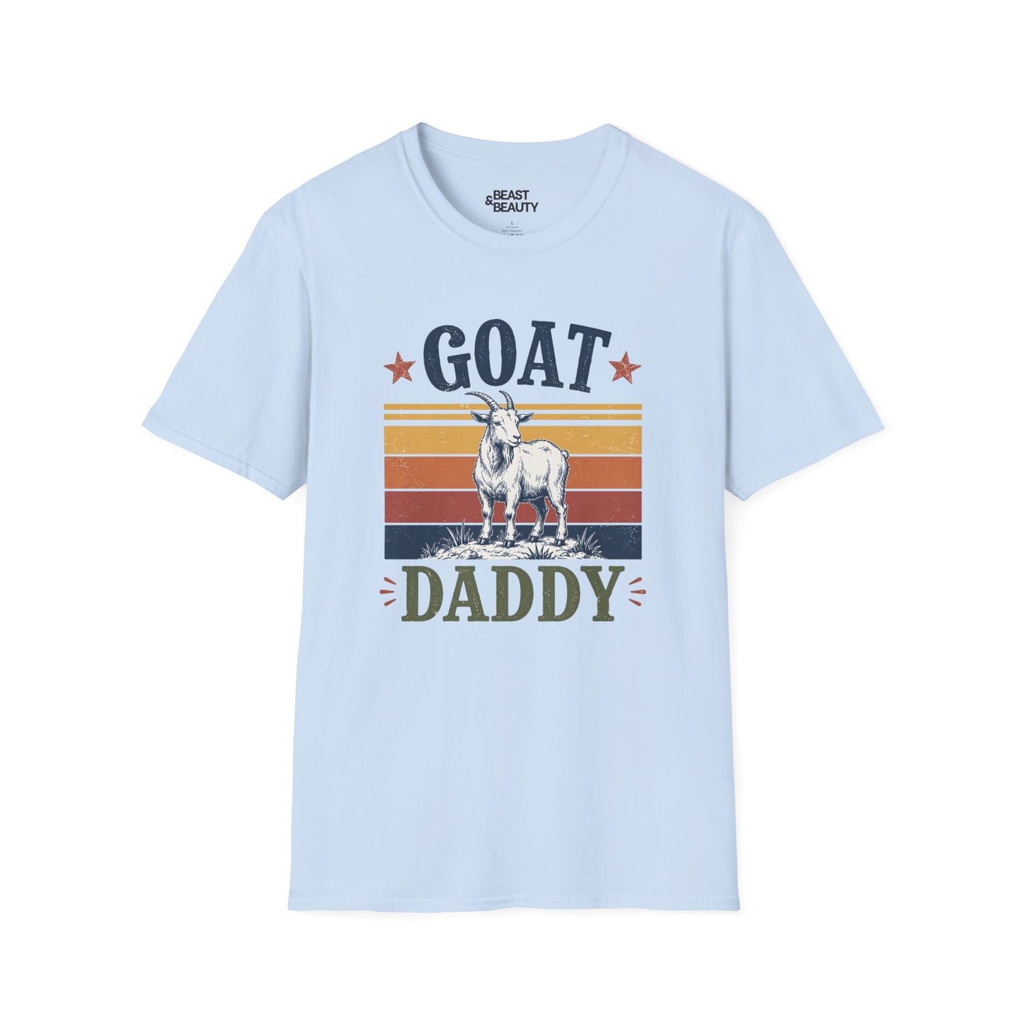 GOAT Daddy Vintage Father's Day T-Shirt t-shirt product image 4 from Beast and Beauty