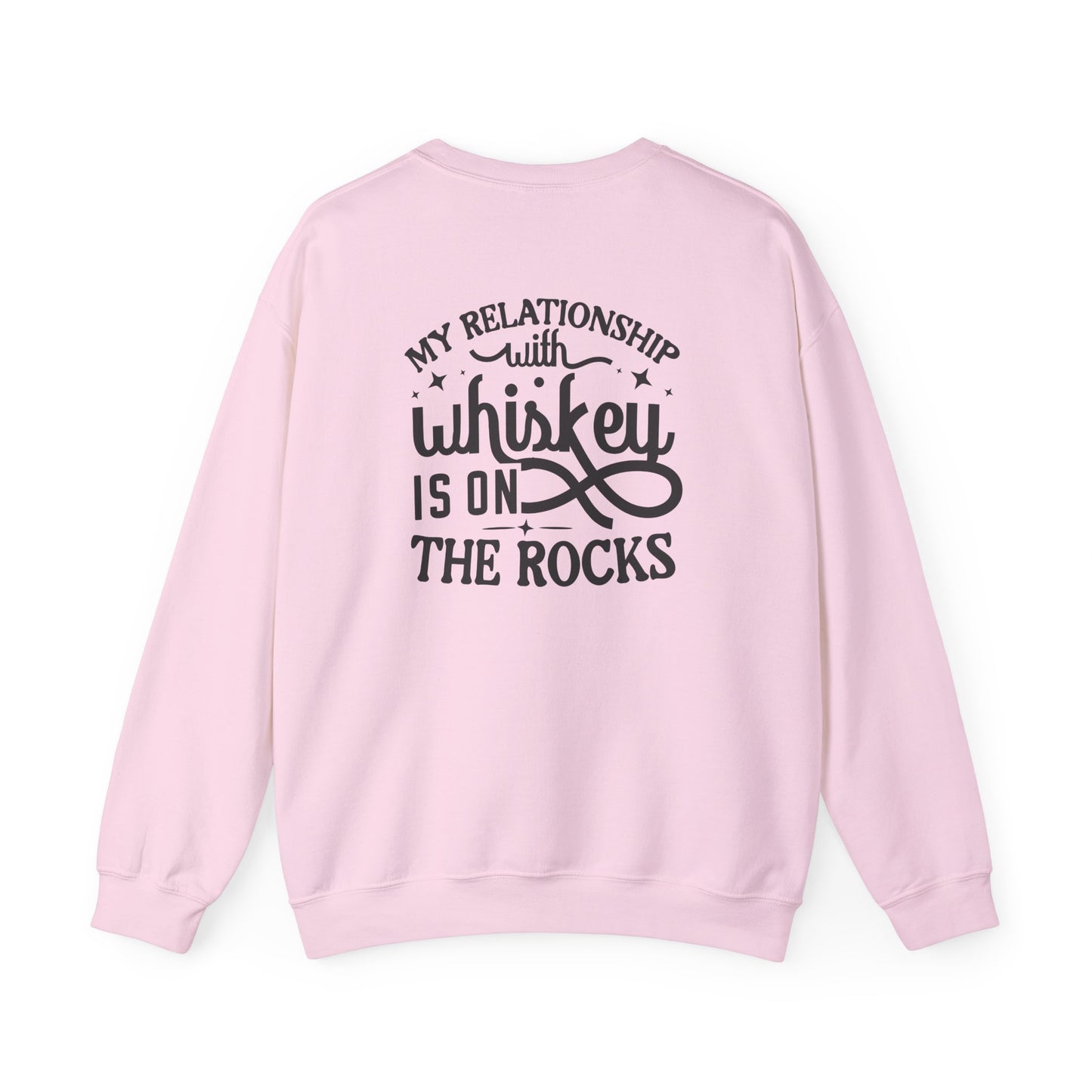 my relationship with whiskey is on the rocks sweatshirt sweatshirt third colour product image