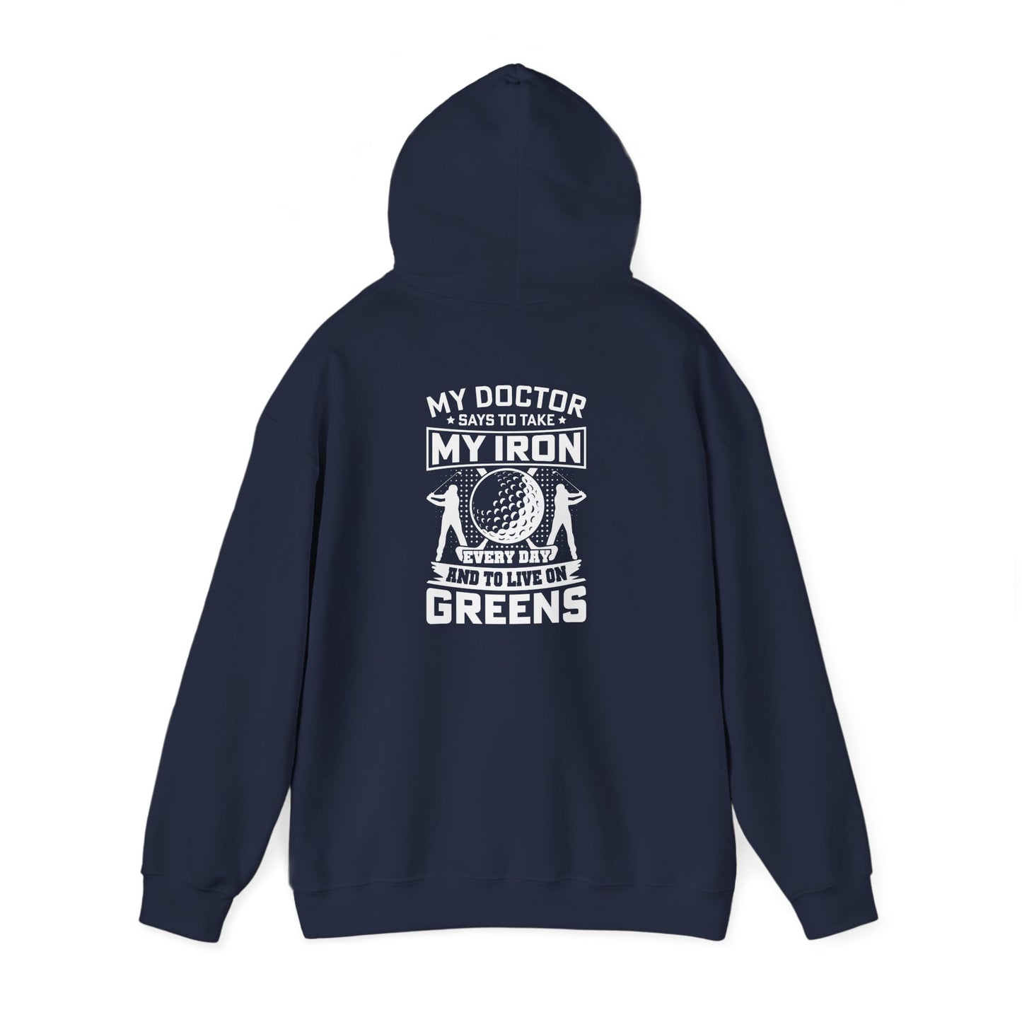 my doctor says to take my iron and live on greens hoodie hoodie third colour product image
