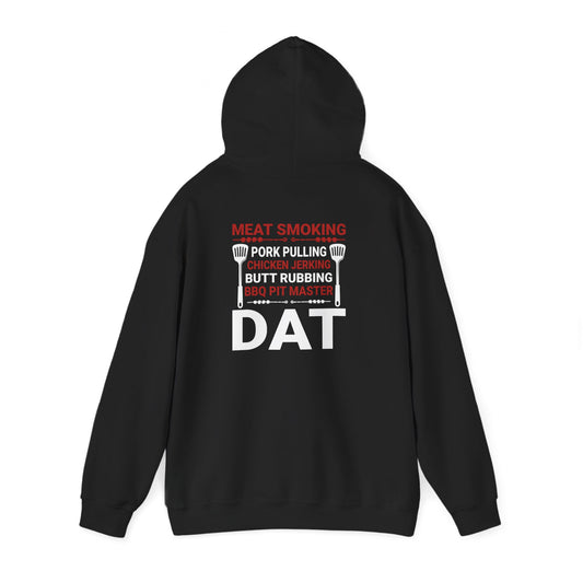 meat smoking pork pulling bbq pit master hoodie hoodie front product image