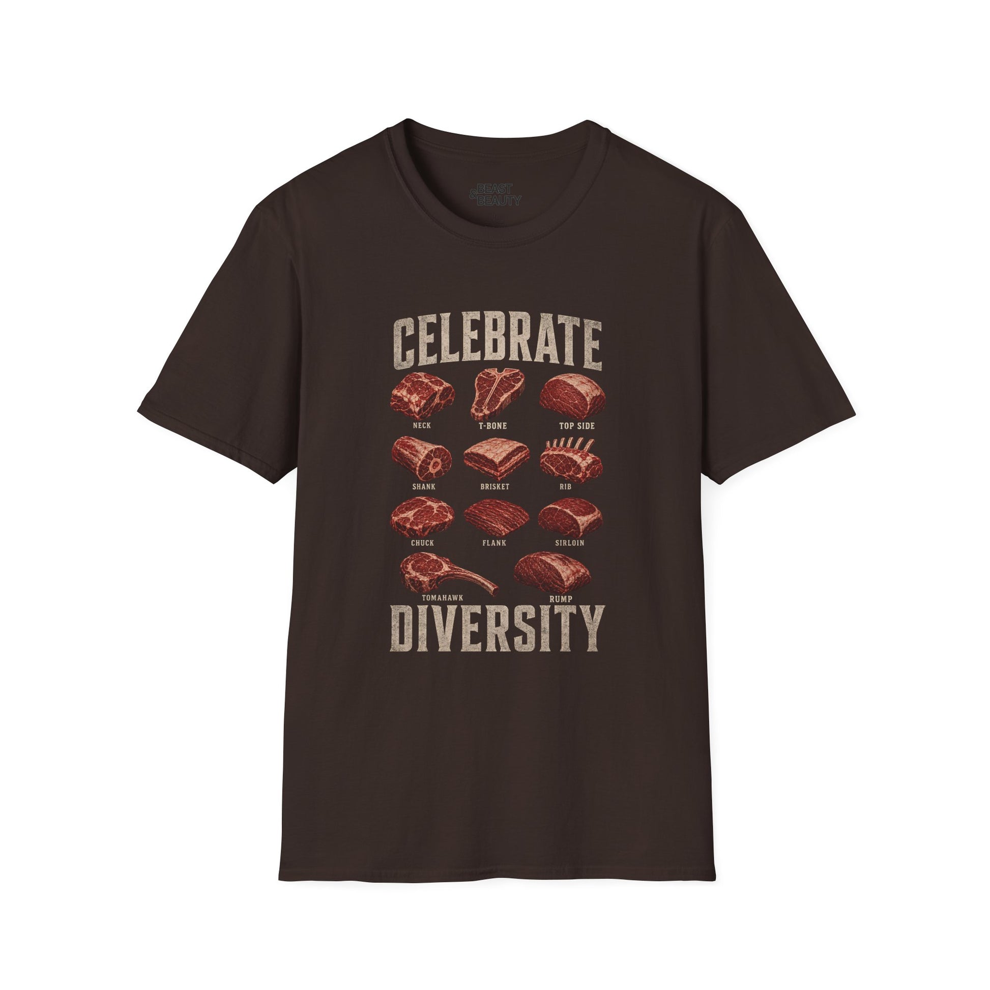 Celebrate Diversity Dad T-Shirt t-shirt product image 1 from Beast and Beauty