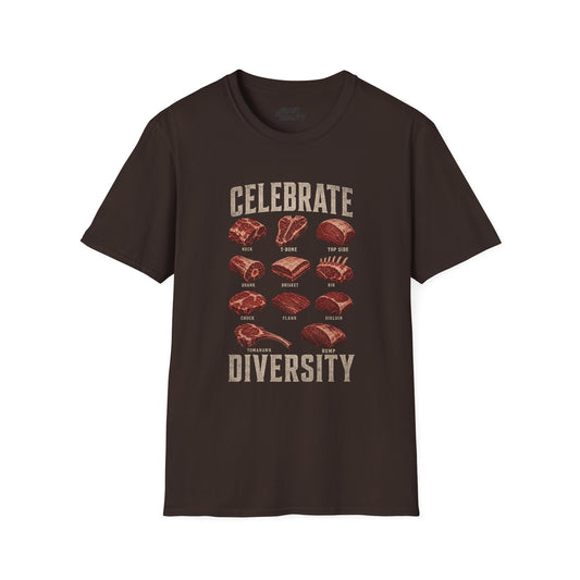 Celebrate Diversity Dad T-Shirt t-shirt product image 1 from Beast and Beauty