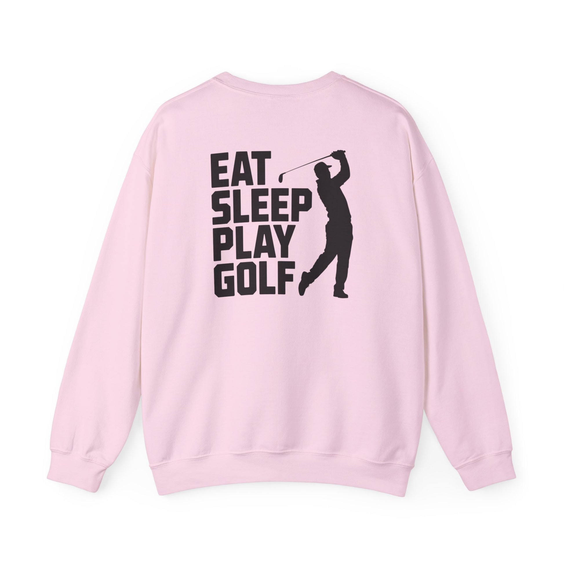 sand sweatshirt with eat sleep play golf funny design