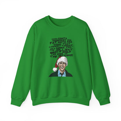 sand sweatshirt with clark griswold funny christmas design