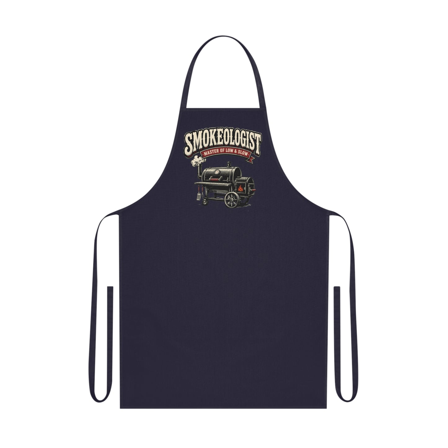 smokeologist master of low & slow bbq apron clothing third colour product image