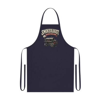 smokeologist master of low & slow bbq apron clothing third colour product image
