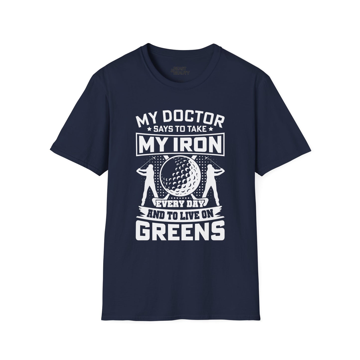 my doctor says take my iron every day golf dad t-shirt t-shirt third colour product image