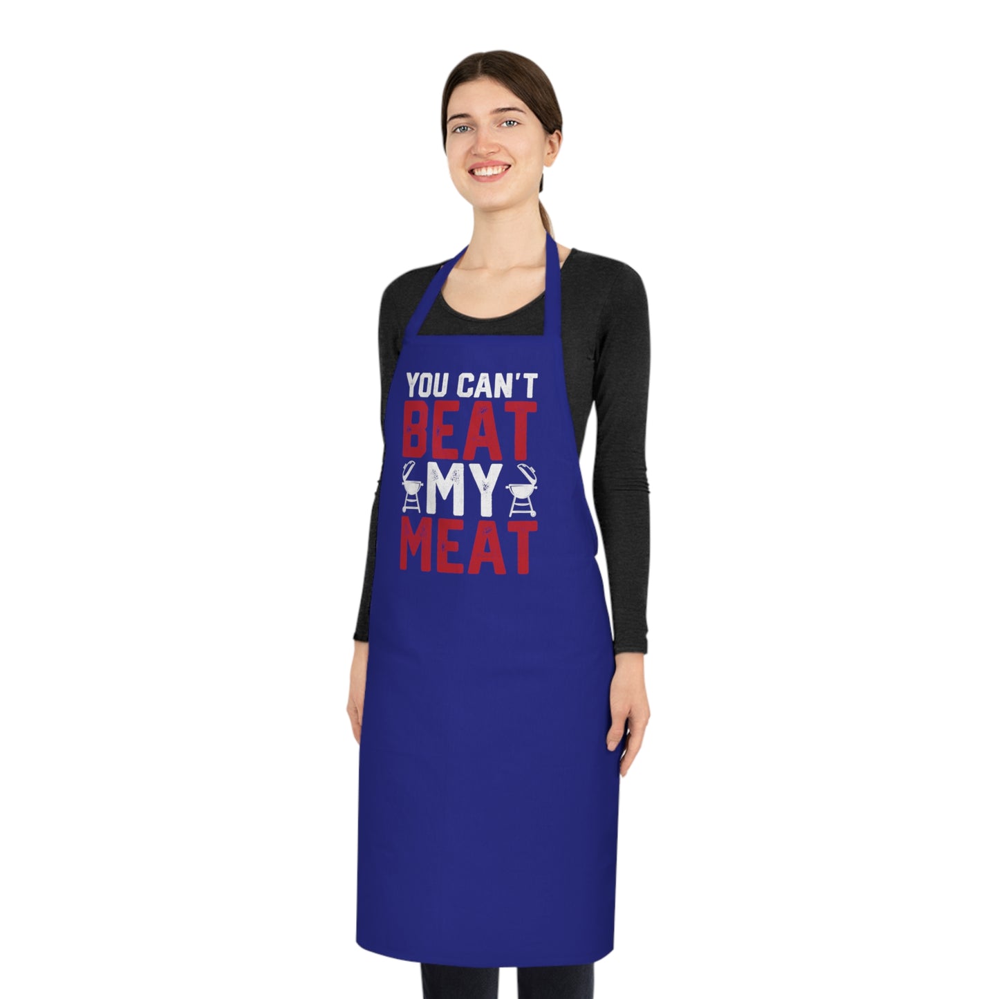 you can't beat my meat bbq apron clothing seventh colour product image