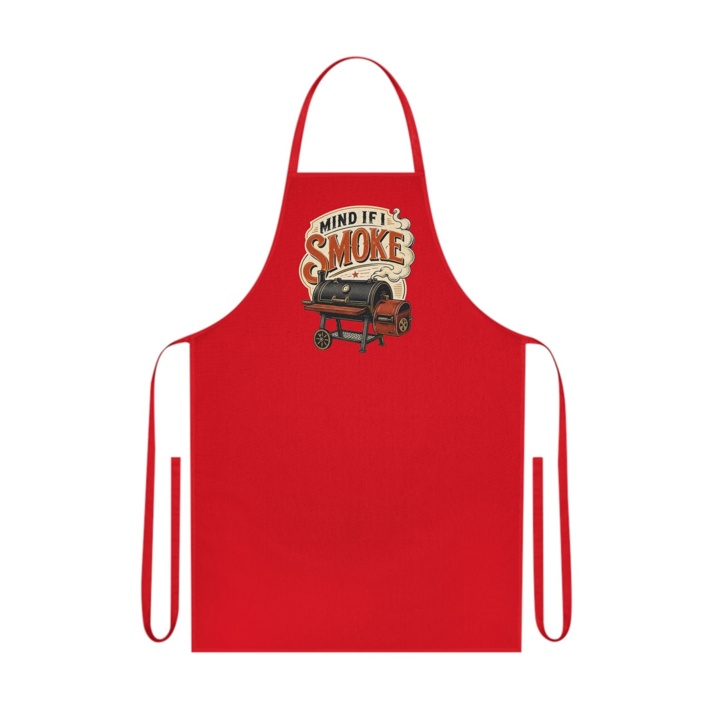 mind if i smoke bbq apron clothing fifth colour product image