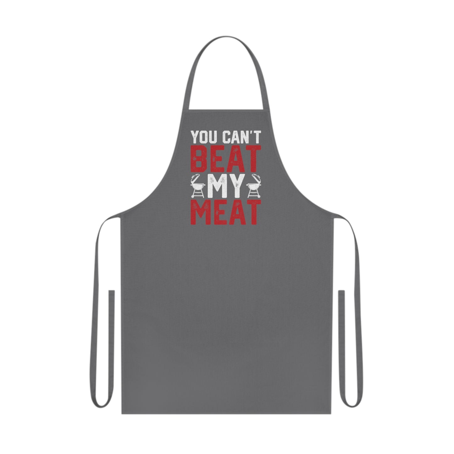 you can't beat my meat bbq apron clothing alternate colour product image