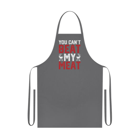 you can't beat my meat bbq apron clothing alternate colour product image