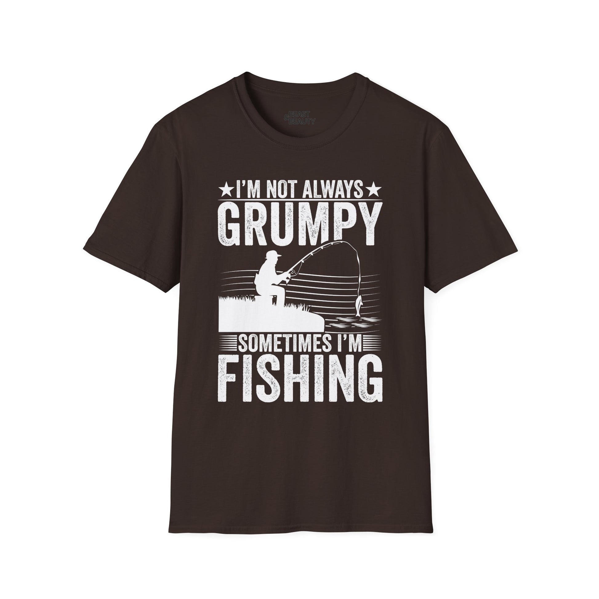 I'm Not Always Grumpy Sometimes I'm Fishing T-Shirt t-shirt product image 5 from Beast and Beauty