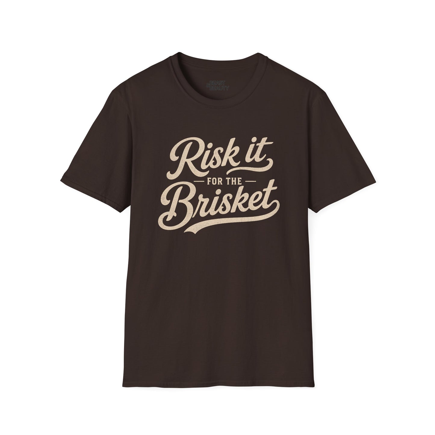 risk it for the brisket bbq t-shirt t-shirt third colour product image
