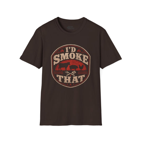 i'd smoke that bbq dad t-shirt t-shirt alternate colour product image