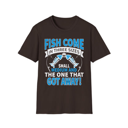 royal blue t-shirt with funny angler saying fishing gift design