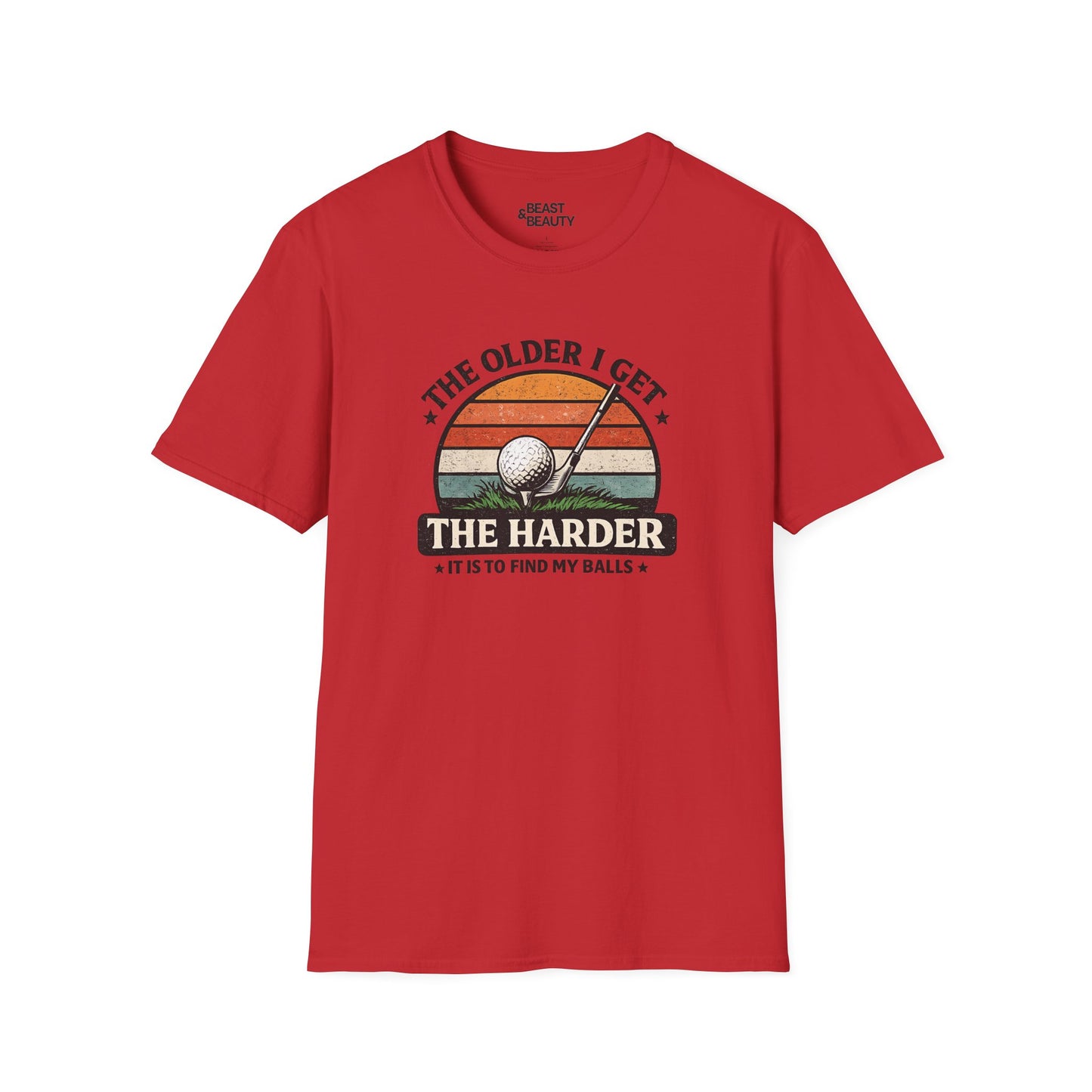The Older I Get The Harder It Is to Find My Balls Golf T-Shirt t-shirt product image 3 from Beast and Beauty