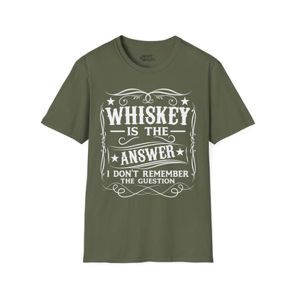Whiskey Is the Answer T-Shirt t-shirt product image 6 from Beast and Beauty