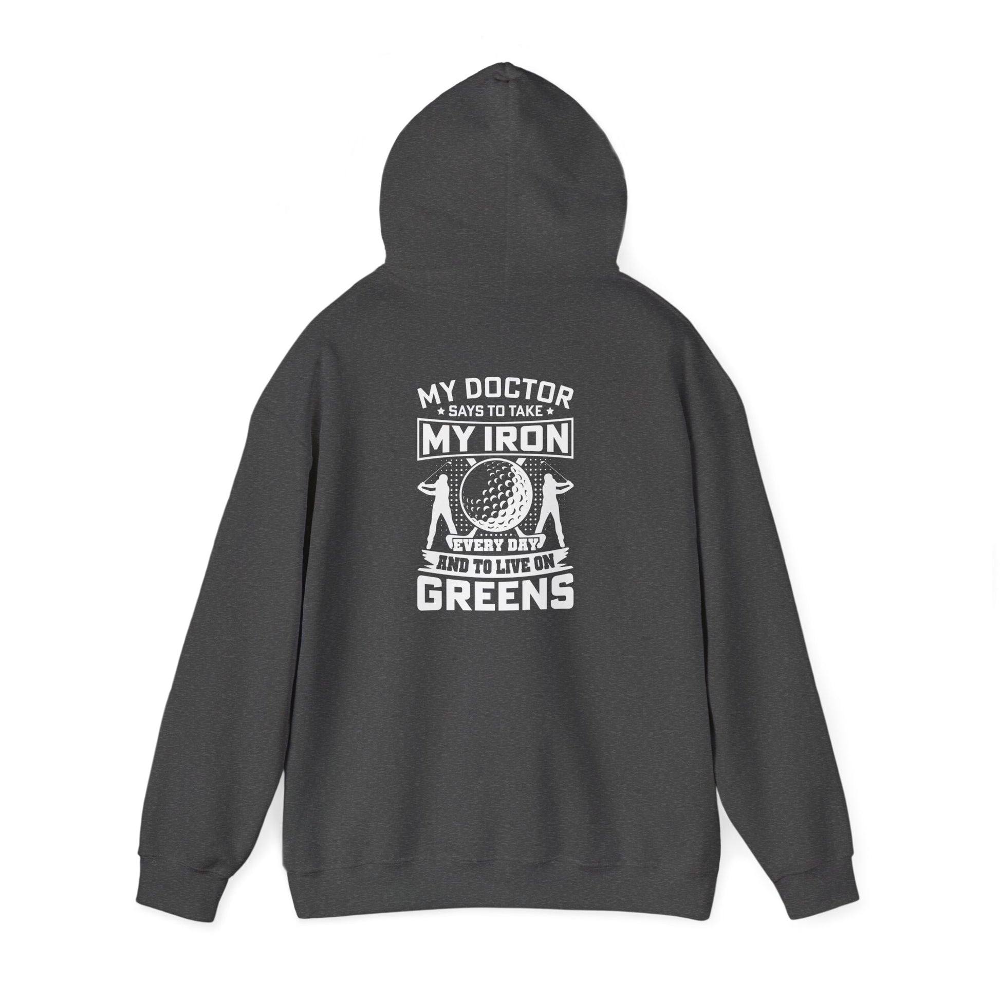 my doctor says to take my iron and live on greens hoodie hoodie fourth colour product image