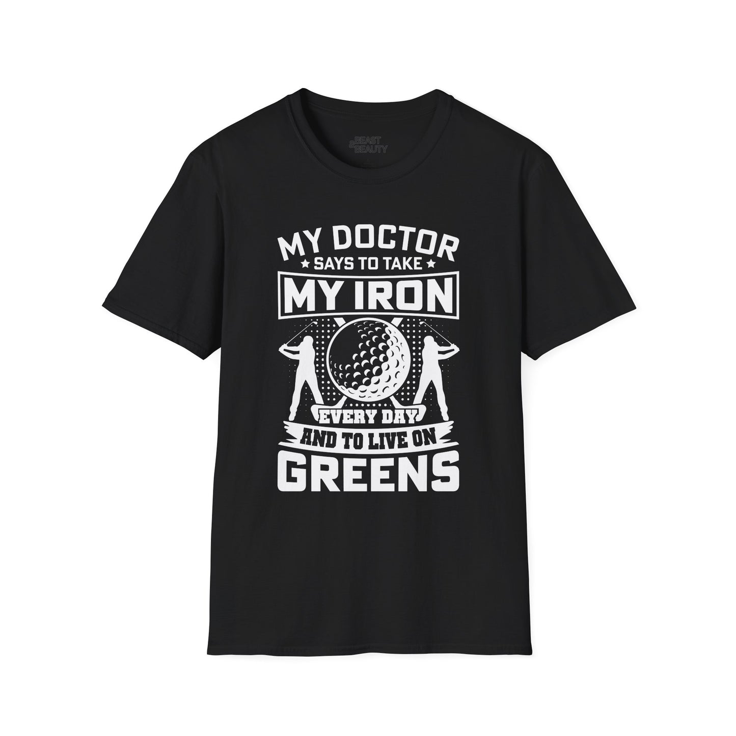 my doctor says take my iron every day golf dad t-shirt t-shirt alternate colour product image