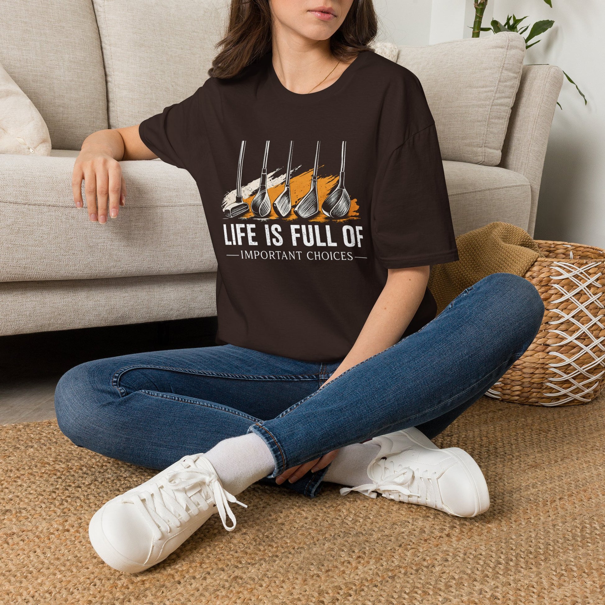 Life Is Full of Important Choices Golf T-Shirt t-shirt product image 13 from Beast and Beauty