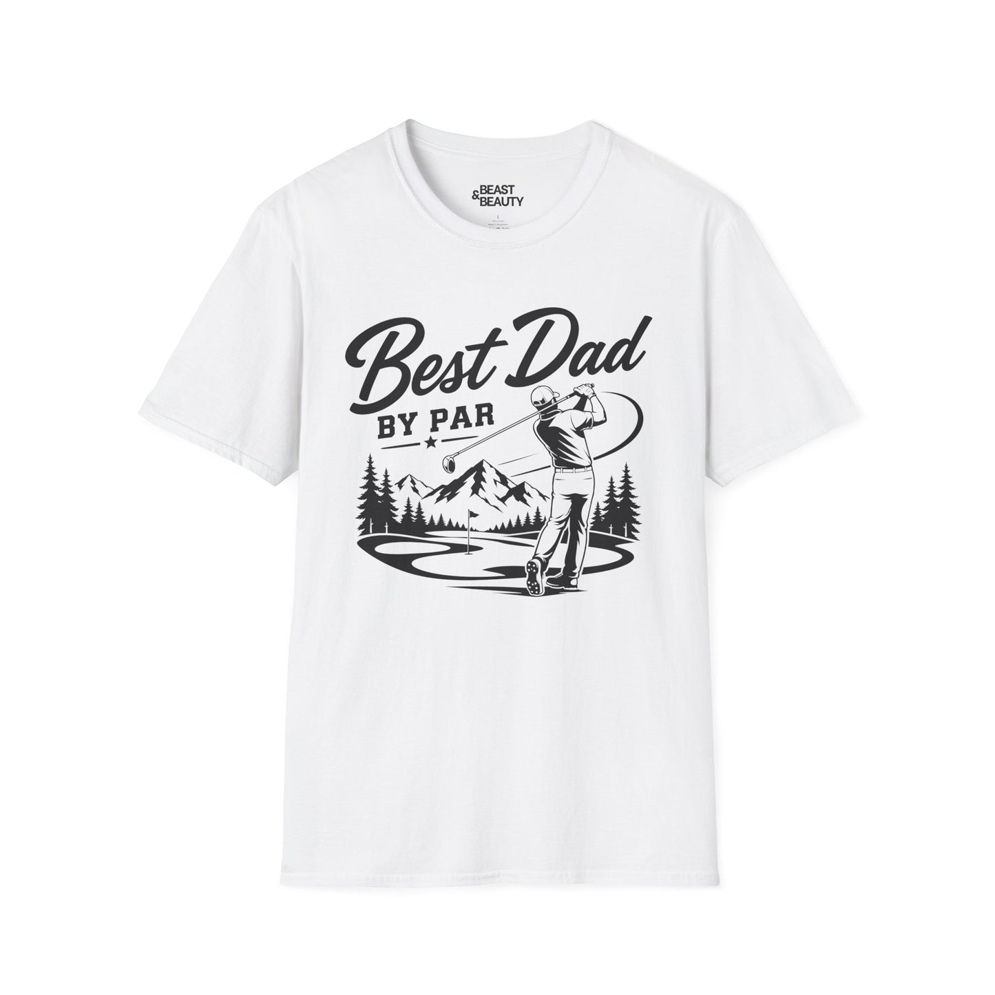 Best Dad By Par Golf T-Shirt t-shirt product image 1 from Beast and Beauty